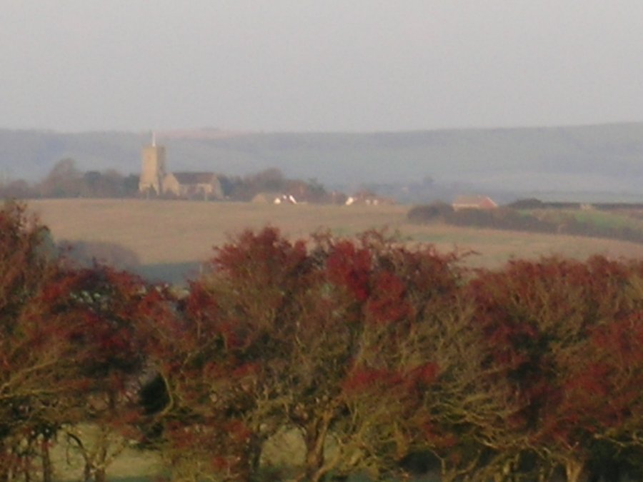Godshill, Isle of Wight from the west